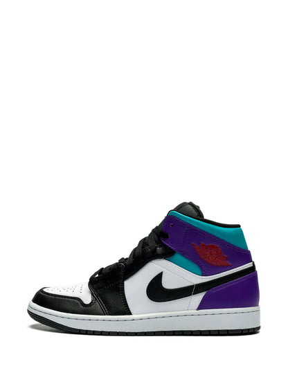 Air Jordan 1 Mid Aqua Sneakers