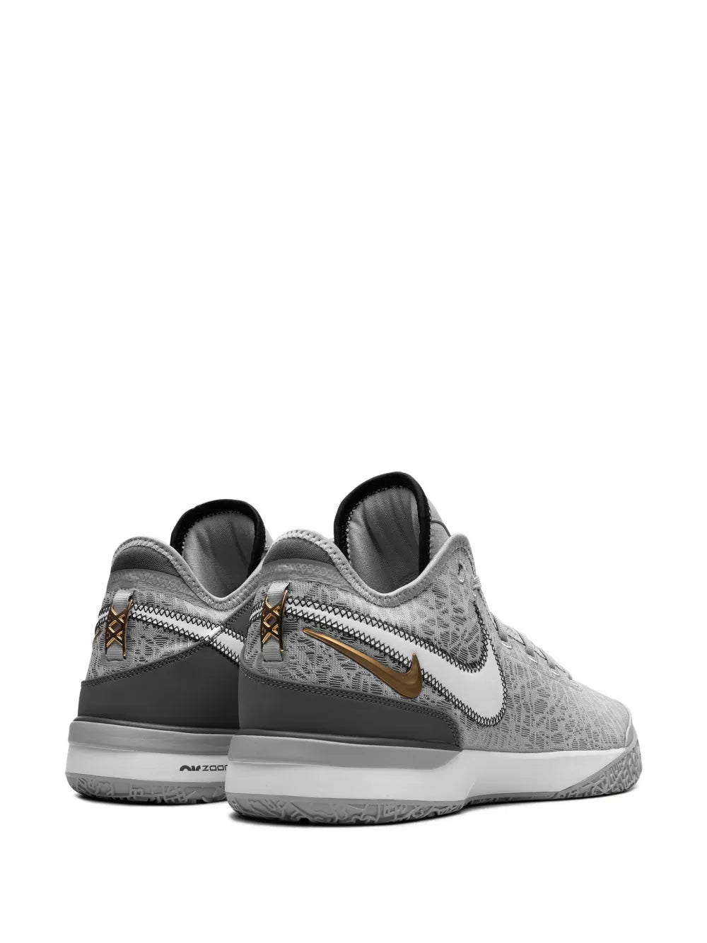 Nike Zoom Lebron Nxxt Gen Wolf Grey Metallic Gold floriamart.shop