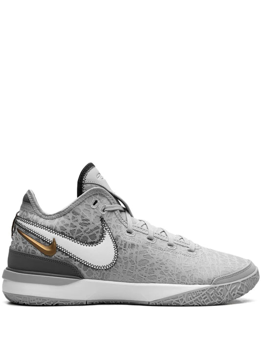 Nike Zoom Lebron Nxxt Gen Wolf Grey Metallic Gold floriamart.shop