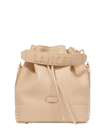 Lancelsmall Ninon leather bucket bag