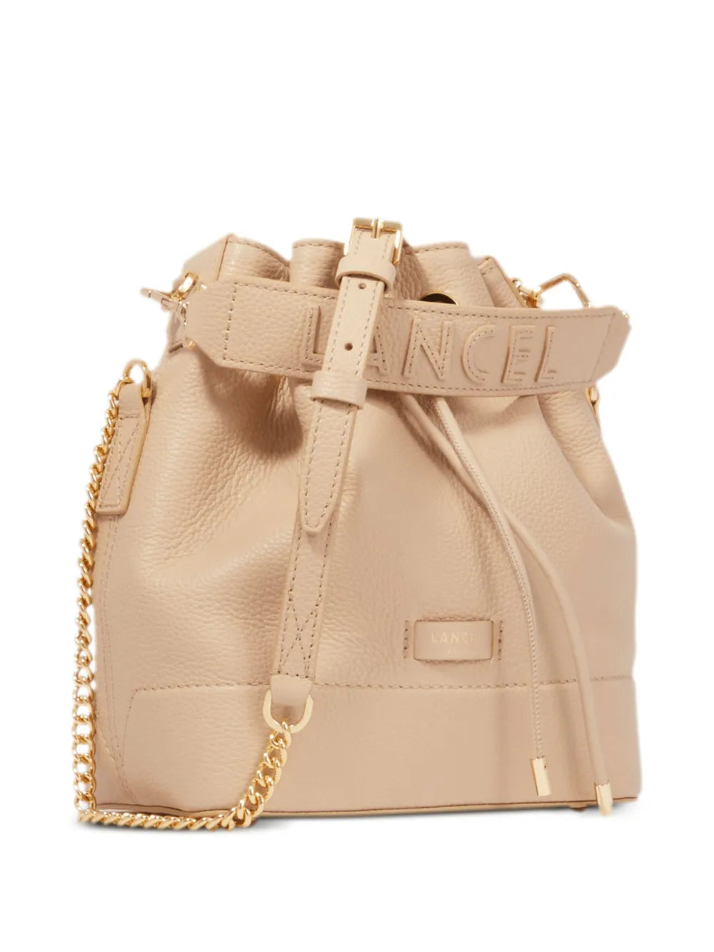 Lancelsmall Ninon leather bucket bag