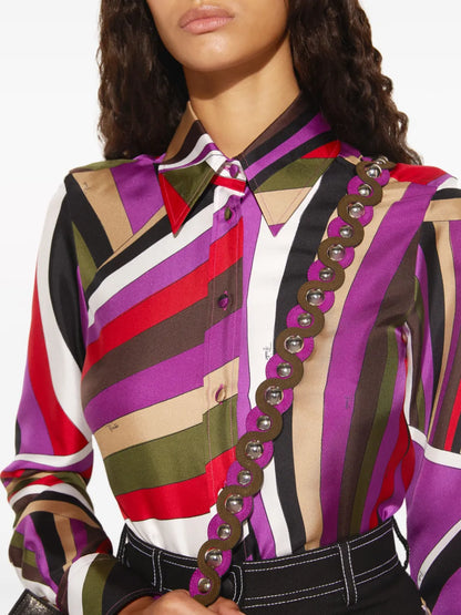PUCCIstudded suede shoulder strap