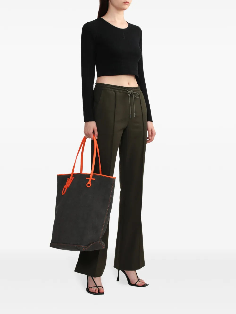 JW AndersonTall Anchor canvas tote bag