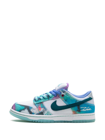 Nike X Futura Laboratories Sb Dunk Low Bleached Aqua Sneakers floriamart.shop