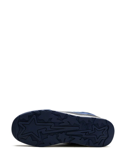 A Bathing Ape?X Pagani Roadsta Navy Abc Camo Sneakers Floriamart