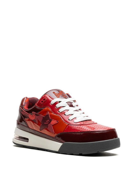 A Bathing Ape?Roadsta #1 Red Sneakers Floriamart