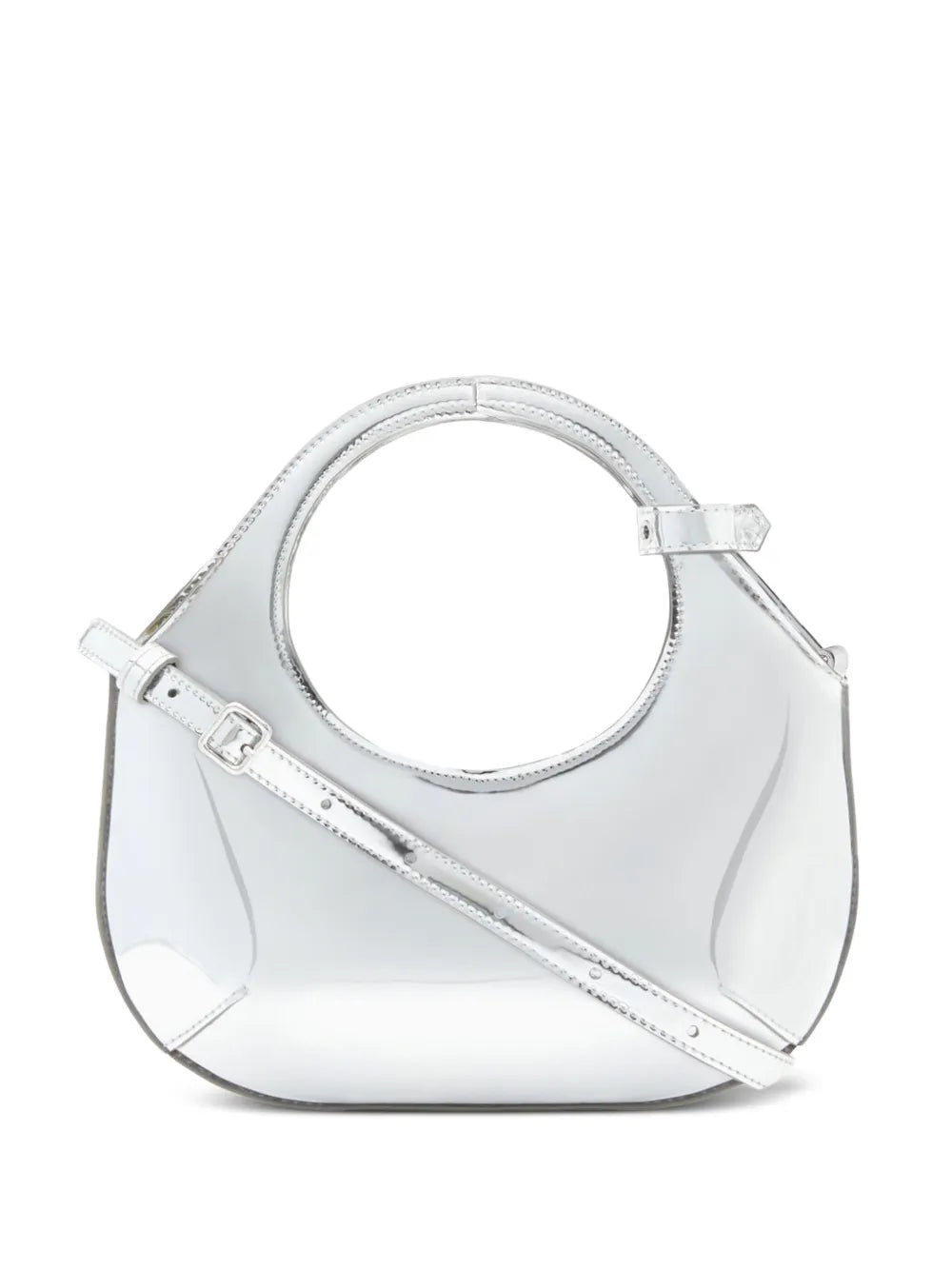 Courresmini Holy metallic-effect tote bag