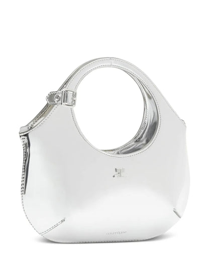 Courresmini Holy metallic-effect tote bag