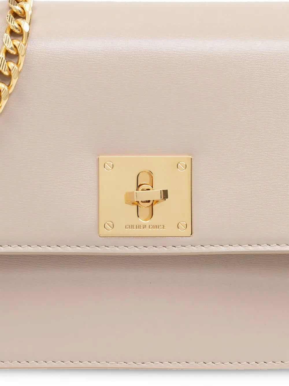 Golden Gooseleather shoulder bag