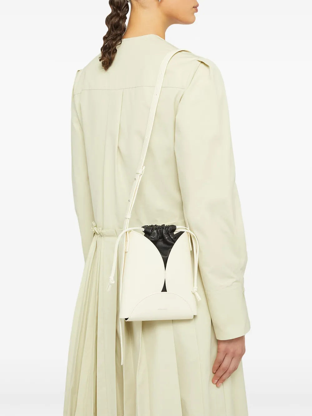 Jil Sandersmall Curve cross body bag