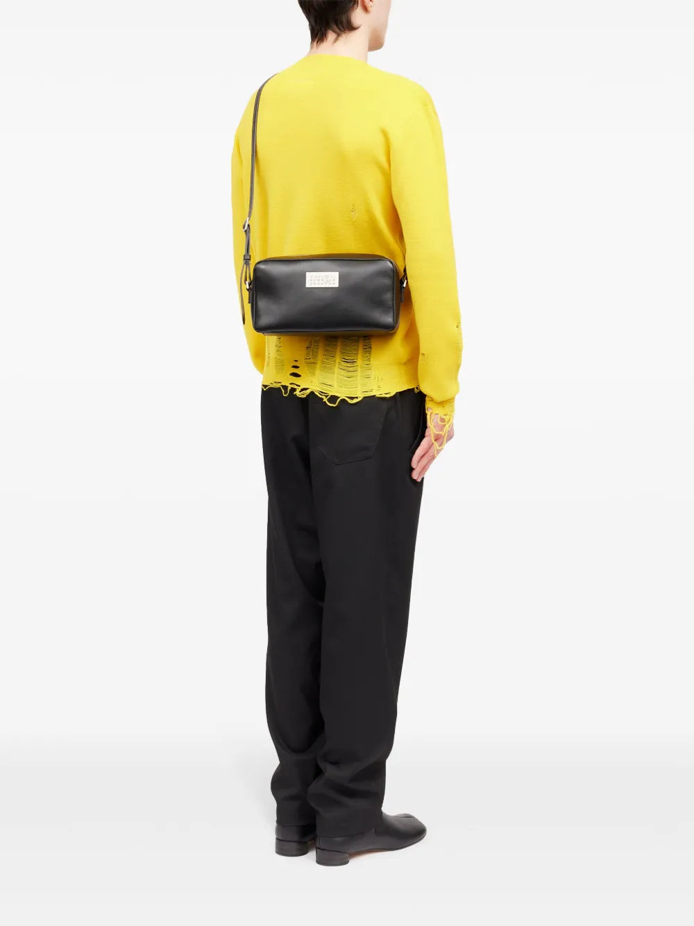 RunwayMM6 Maison MargielaNumeric leather shoulder bag