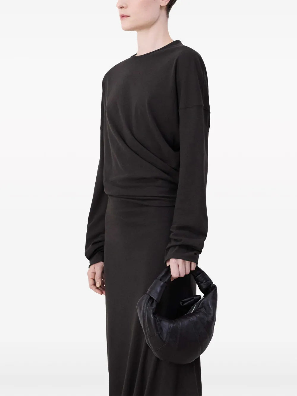 RunwayLEMAIREmini Fortune Croissant tote bag