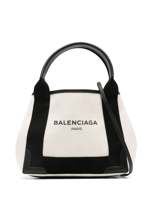 Pre-OwnedBalenciaga Pre-Owned2020s small Navy Cabas tote bag