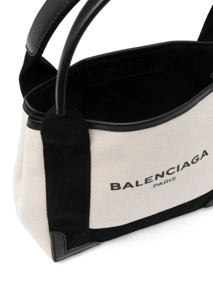 Pre-OwnedBalenciaga Pre-Owned2020s small Navy Cabas tote bag