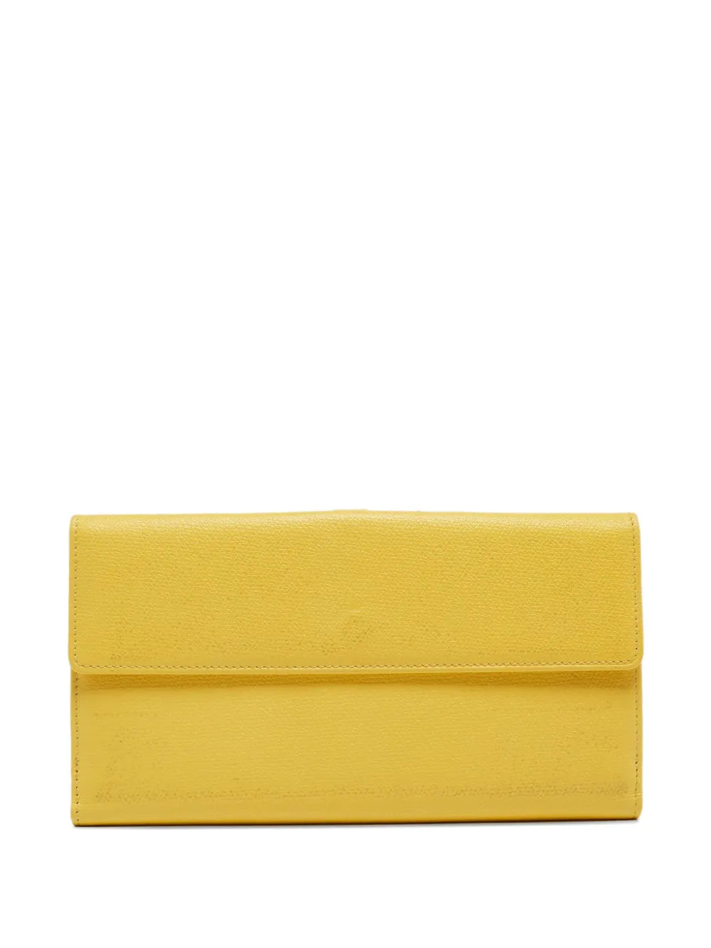Pre-OwnedCHANEL Pre-Ownedleather CC flap wallet