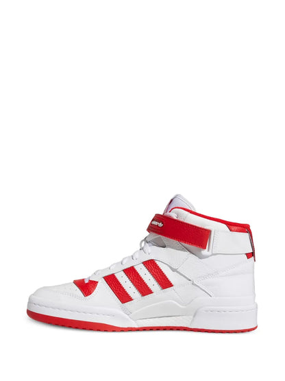 adidas Forum Mid White Sneakers Floriamart
