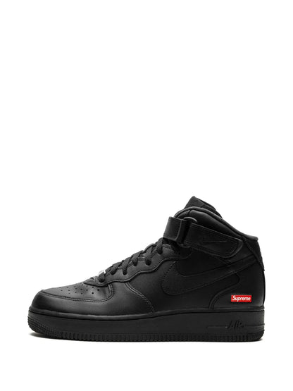 Nike X Supreme Air Force 1 Mid Mini Box Logo - Black Sneakers floriamart.shop