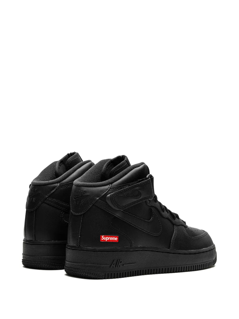 Nike X Supreme Air Force 1 Mid Mini Box Logo - Black Sneakers floriamart.shop