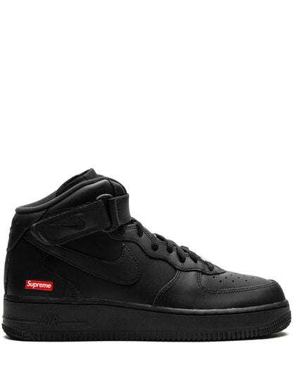 Nike X Supreme Air Force 1 Mid Mini Box Logo - Black Sneakers floriamart.shop