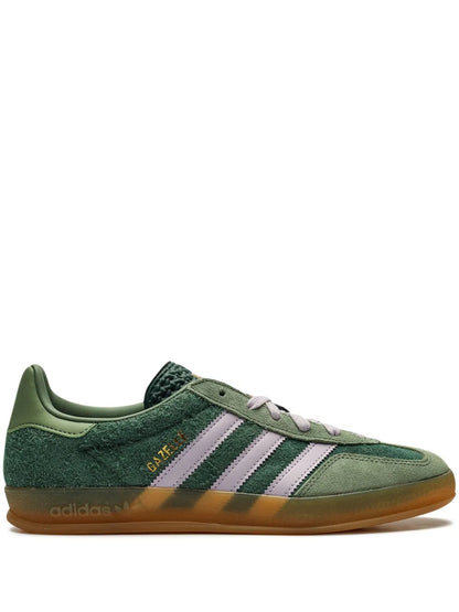 adidas Gazelle Indoor Mineral Green/ Silver Sneakers Floriamart