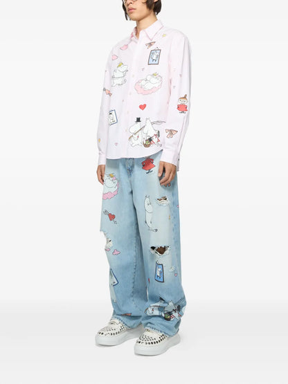 Acne Studios Touch-Strap Platform Sneakers Floriamart