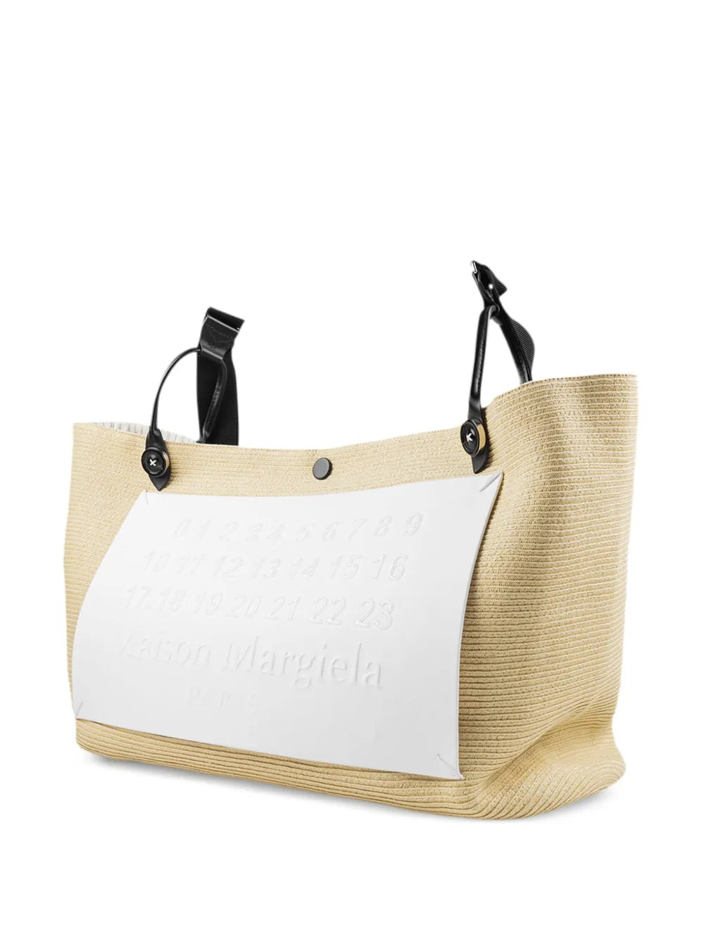 Maison Margielalogo-patch tote bag