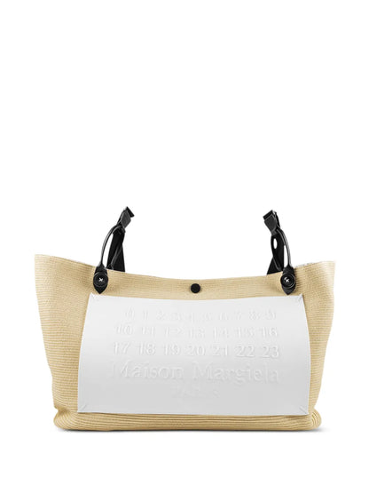Maison Margielalogo-patch tote bag