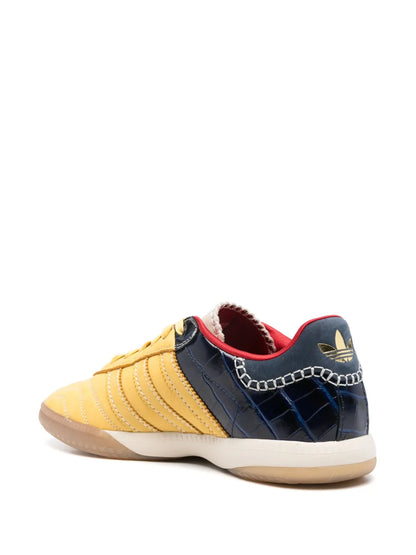 adidas Samba Millenium Wales Bonner - Fade Gold/Navy Croc Sneakers Floriamart