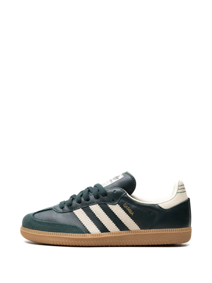 adidas Samba Shadow Green Cream White Gold Metallic Sneakers Floriamart