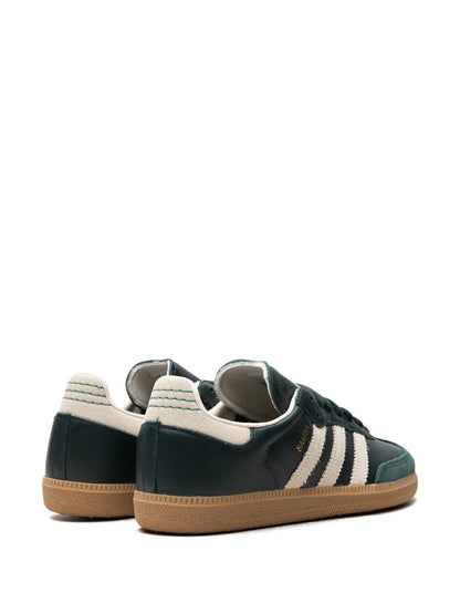adidas Samba Shadow Green Cream White Gold Metallic Sneakers Floriamart