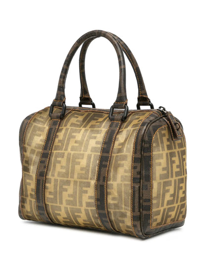 Pre-OwnedFendi Pre-Owned2000-2010 Zucca Mesh boston bag