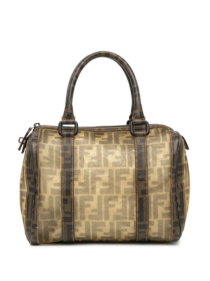 Pre-OwnedFendi Pre-Owned2000-2010 Zucca Mesh boston bag