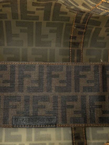 Pre-OwnedFendi Pre-Owned2000-2010 Zucca Mesh boston bag