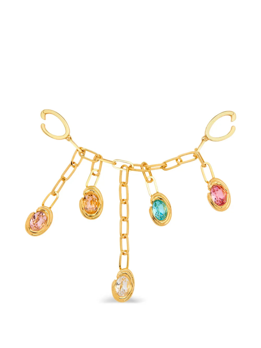 Oscar de la RentaCrystal O bag charm