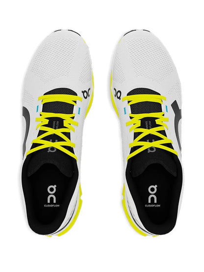 On Running Cloudflow 5 White/Lime Sneakers floriamart.shop