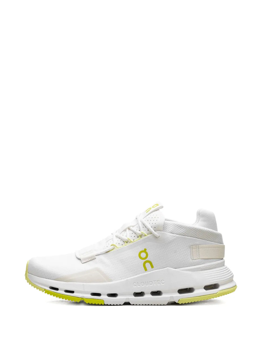On Running Cloudnova 2 White/Limelight Sneakers floriamart.shop