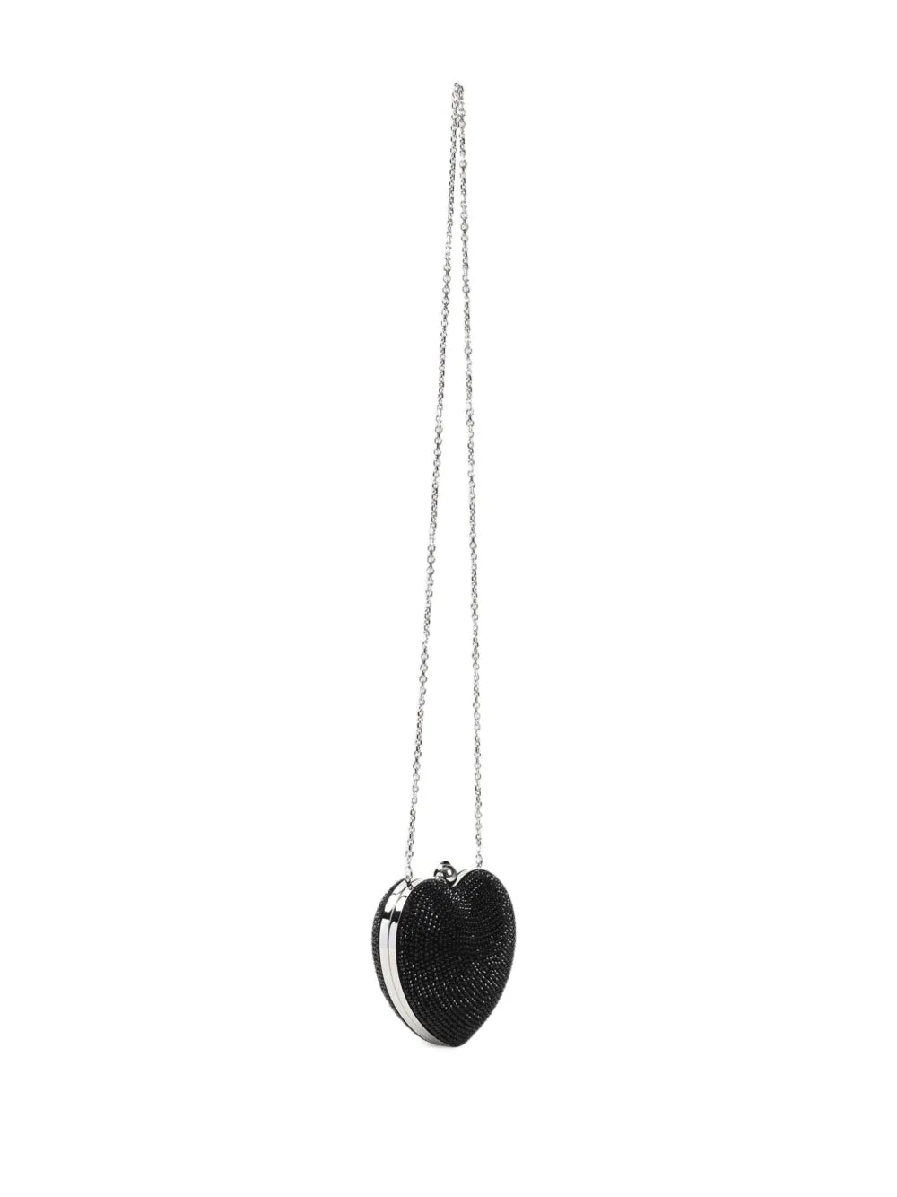 MACH & MACHcrystal heart clutch bag