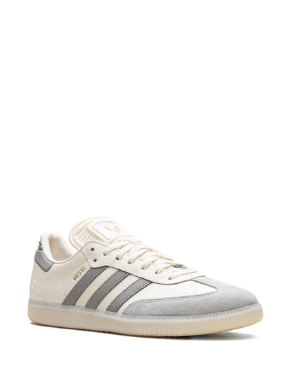 adidas Samba Lionel Messi - Cream White/Light Brown/Metallic Gold Sneakers Floriamart