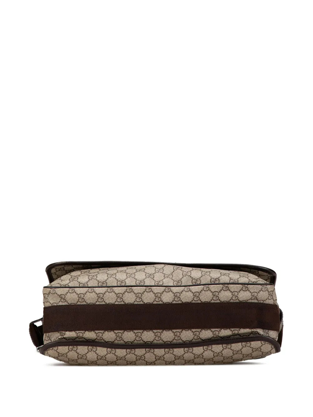 Pre-OwnedGucci Pre-Owned2000-2015 Large GG Supreme Flap Messenger Bag crossbody bag