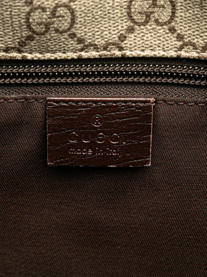 Pre-OwnedGucci Pre-Owned2000-2015 Large GG Supreme Flap Messenger Bag crossbody bag