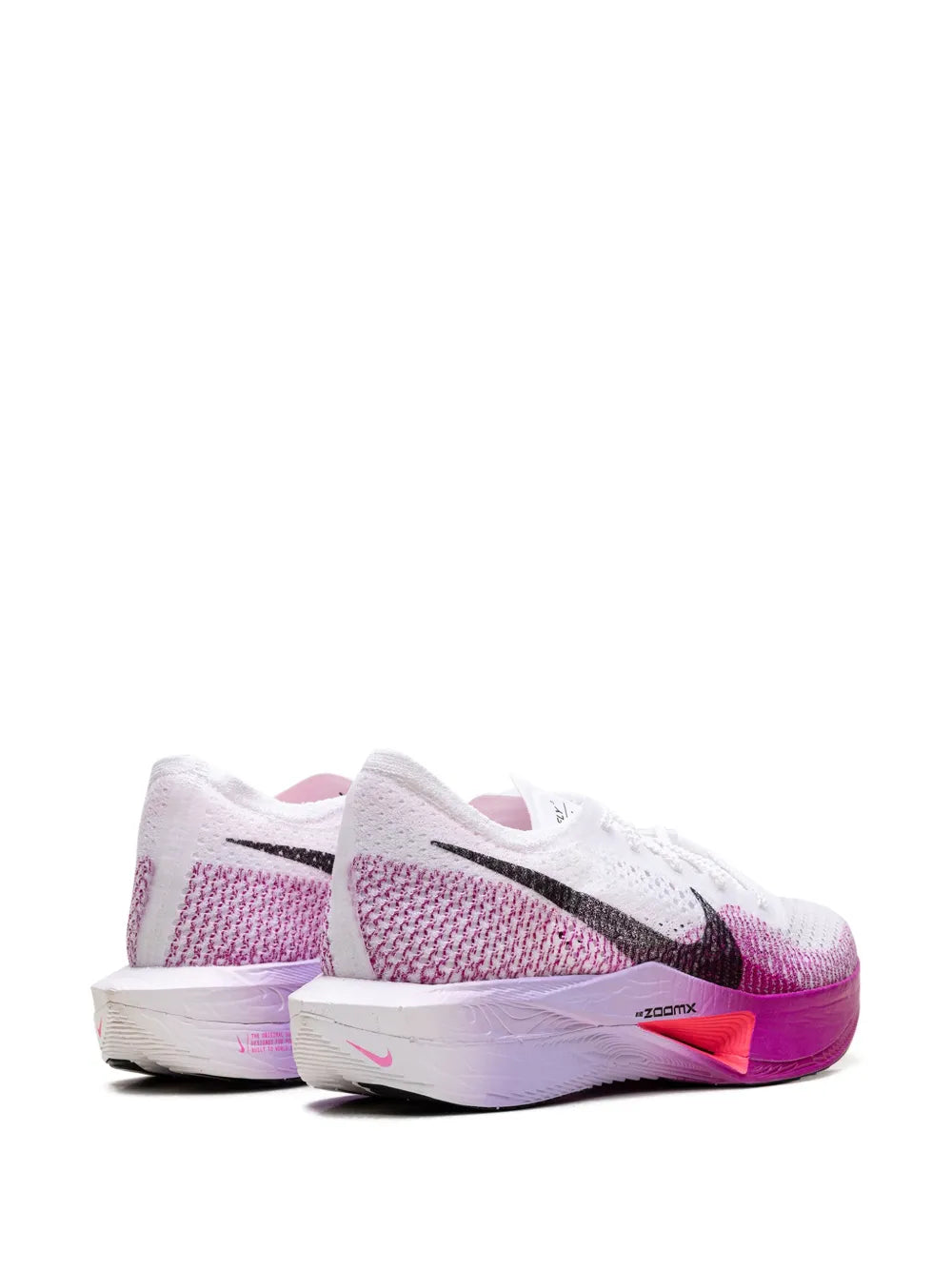 Nike Zoomx Vaporfly Next% 3  White/Vivid Purple/Purple Agate/Black Sneakers floriamart.shop
