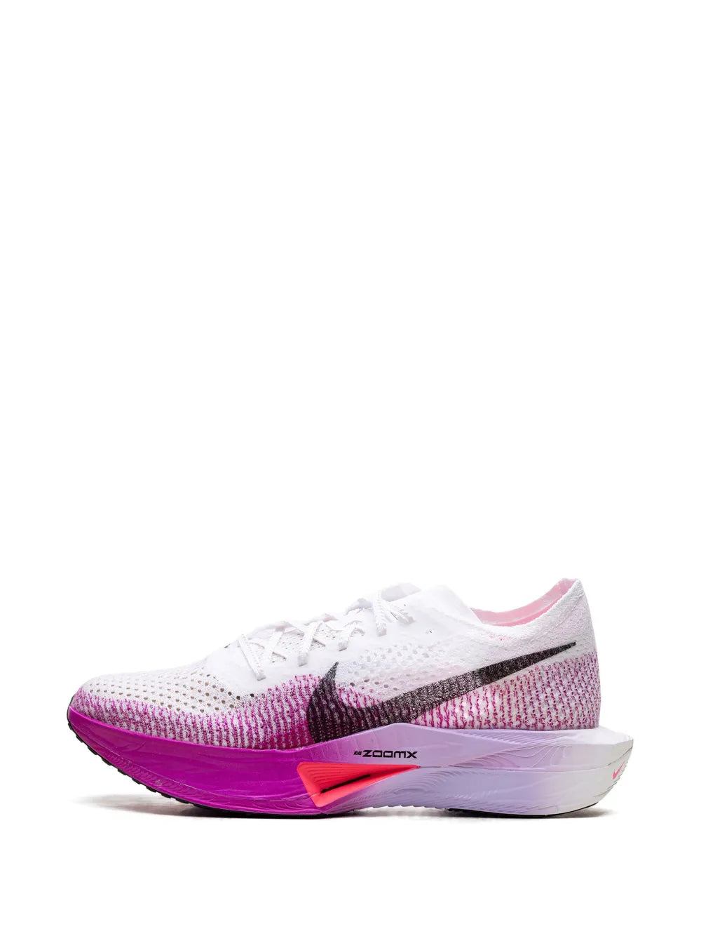 Nike Zoomx Vaporfly Next% 3  White/Vivid Purple/Purple Agate/Black Sneakers floriamart.shop