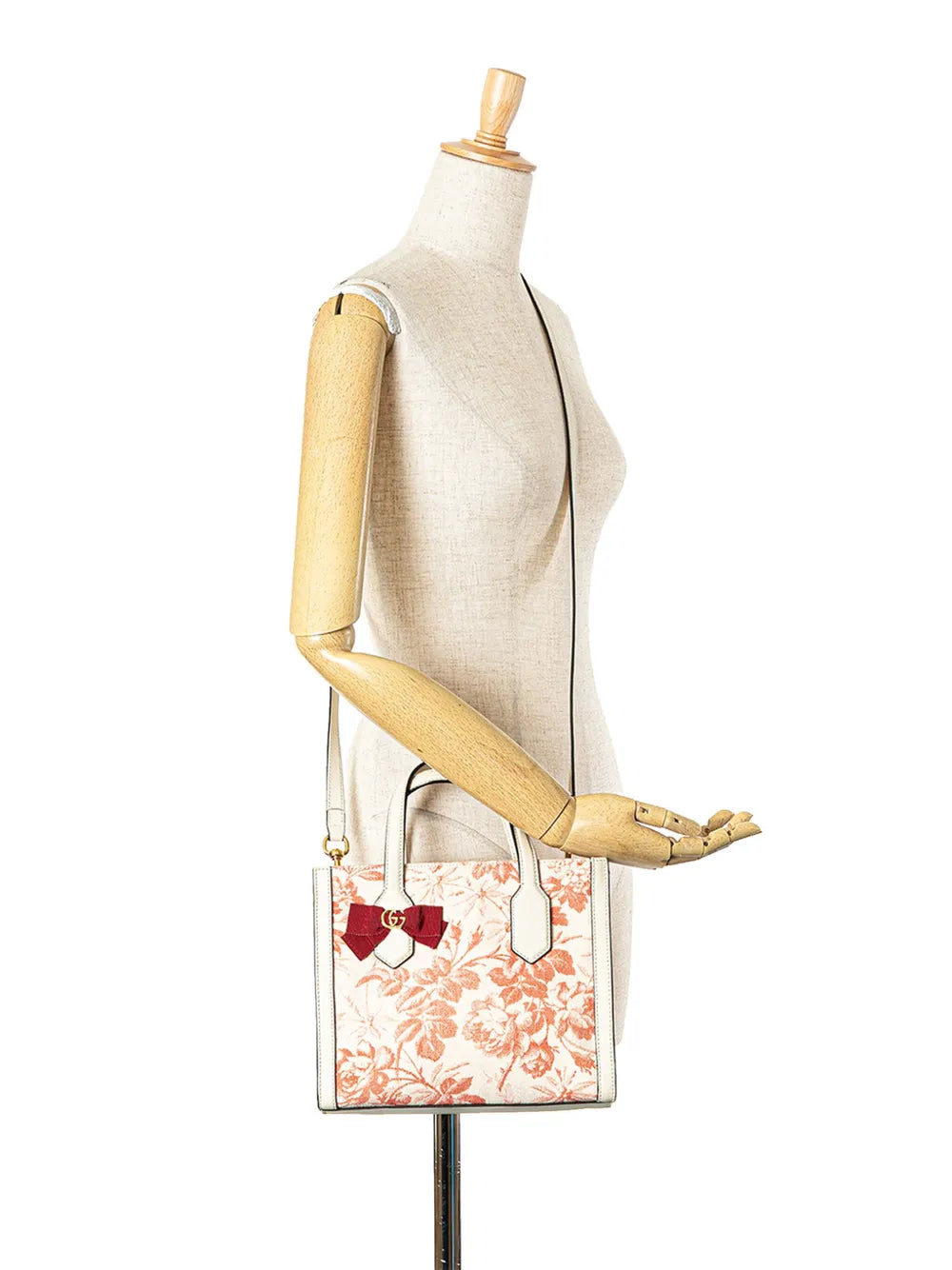 Pre-OwnedGucci Pre-Owned2000-2015 GG Ribbon Herbarium satchel