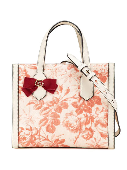 Pre-OwnedGucci Pre-Owned2000-2015 GG Ribbon Herbarium satchel