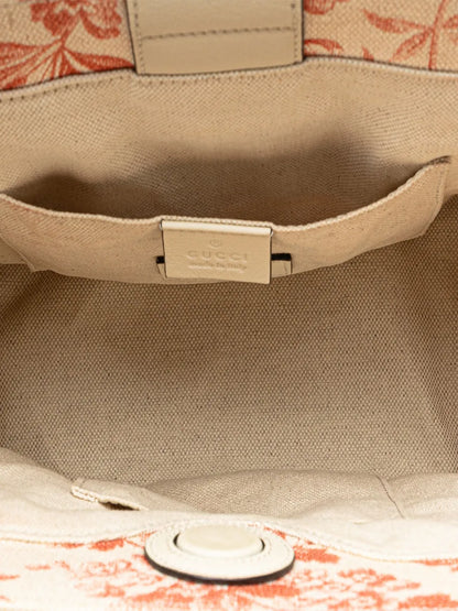 Pre-OwnedGucci Pre-Owned2000-2015 GG Ribbon Herbarium satchel