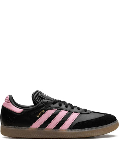 adidas X Lionel Messi Samba Core Black/Gold Metallic/Gum Sneakers