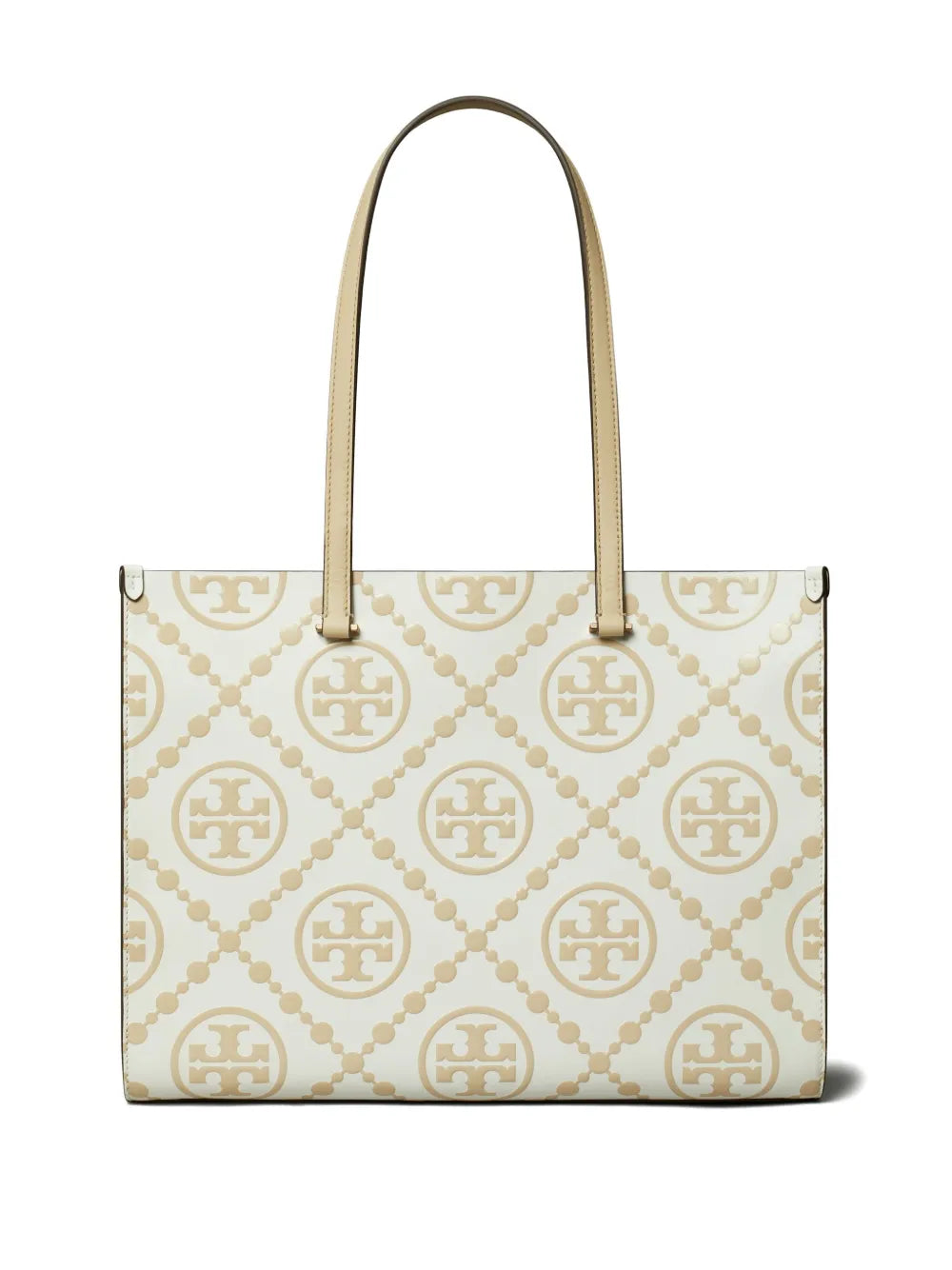 Tory BurchT Monogram-embossed tote bag