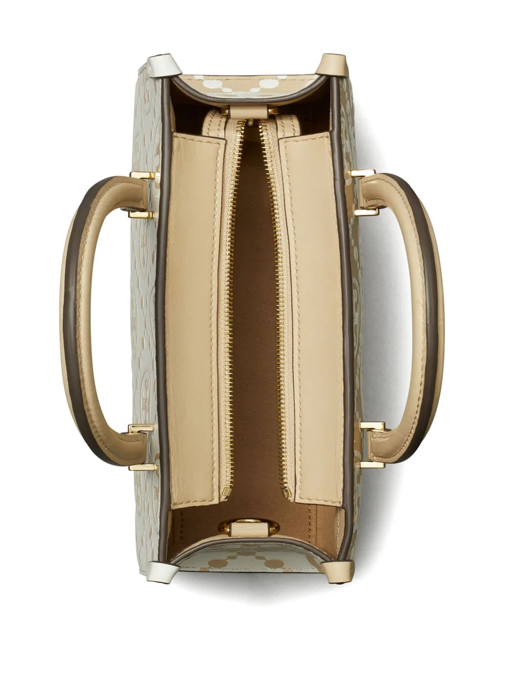 Tory Burchsmall T Monogram-embossed E/W tote bag