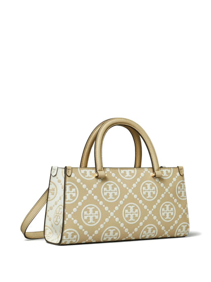 Tory Burchsmall T Monogram-embossed E/W tote bag