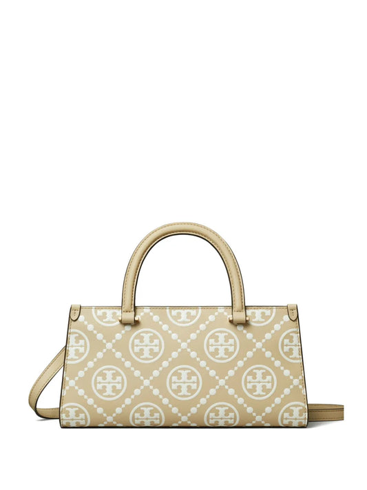 Tory Burchsmall T Monogram-embossed E/W tote bag